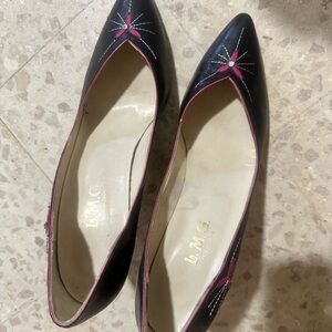Vintage high heeled pumps- Pinup heels size 9.5